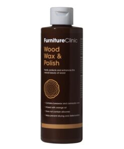 Furniture Clinic 2 in 1 Holzwachs und Holzpolitur - enthält Orangenöl - Schone und poliert lackiertes und unlackiertes H
