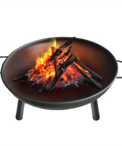 Montafox Feuerschale Ø 58 cm Metall für Garten Terrasse