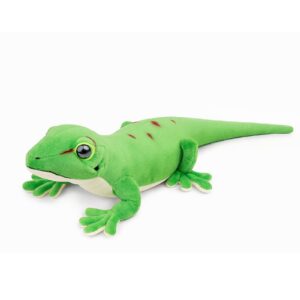 Tiny Heart Plüsch Stofftier realistisches Taggeckos Eidechse schöne Geschenke für Kinder Grüne Plüsch-Taggeckos Eidechse