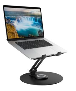 Epherie Laptop Ständer 360° drehbar, Höhenverstellbar, Belüftet für Programmierer und Studenten im Büro