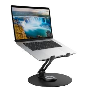 Epherie Laptop Ständer 360° drehbar, Höhenverstellbar, Belüftet für Programmierer und Studenten im Büro