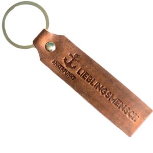 ANKERPUNKT Lieblingsmensch Schlüsselanhänger - Geschenke für Frauen, Männer, Partner - Liebe, Jahrestag, Geburtstag - Le
