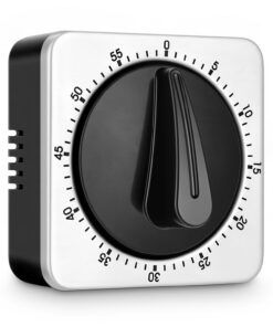 Küchentimer Mechanisch Ohne Batterien Edelstahl Magnetisch Küche