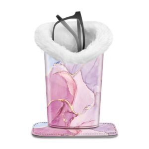 FINTIE Brillenhalter/Sonnenbrillen aufbewahrung aus Premium Kunstleder - Desktop Nachttisch Brillenständer Plüsch gefütt