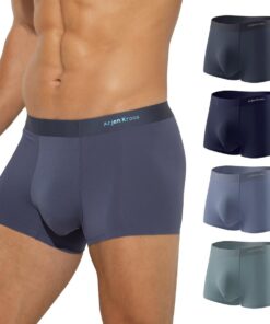 Casey Kevin Boxershorts Herren 4er Pack - Atmungsactive Modal Unterwäsche für Herren - Retroshorts - 100% Modal Unterhos