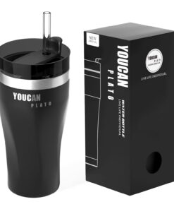 YOUCAN PLATO Thermo Kaffeebecher to go - BPA-freier Edelstahl Thermobecher für Kaffee und Tee unterwegs - Auslaufsicher