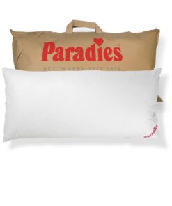 PARADIES Softy Top Bio Kissen 40x80 cm - Alloe Vera, mittelfestes Schlafgefühl, veganes Produkt OEKO-TEX STANDARD 100
