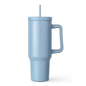 Vinsun Tumbler Mug - Edelstahl Thermobecher 1200ml - doppelwandig isoliert für Kaffee und Tee - Isobecher für Büro und