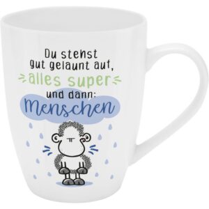 Sheepworld Tasse mit Spruch New Bone China Porzellan 35 cl lustiges Geschenk Geburtstag | Sheepworld Tasse lustig Gesche