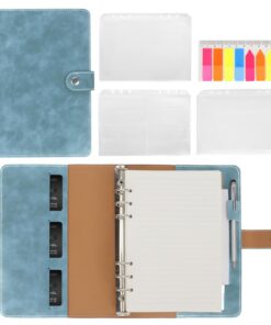 Skycase A5 Ringbuchordner – Praktischer Planer & Notizbuch für Schule, Studium & Büro – inkl. A5 Nachfüllpapier & PVC-Ha