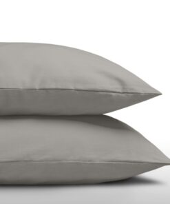Zelesta Royalbed Kissenbezüge – Resistent und Hypoallergen für Ihre Schlafqualität (Tender Grey, 80x80 cm) Zelesta Roy