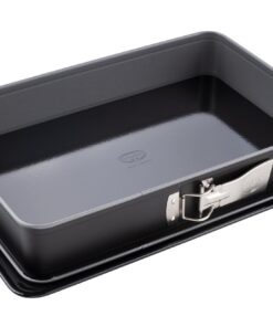 Dr. Oetker Rechteckige Springform 38 cm Back-Idee – Antihaft-Beschichtung, hitzebeständig bis 230°C, auslaufsicher