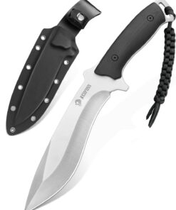 NedFoss BIG-DOG Outdoor Messer für Jagd und Camping mit Kydexscheide & G10 Griff