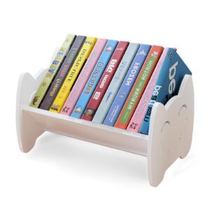 Fuikupe Kinder-Bücherregal white Bücherorganizer für Zimmer