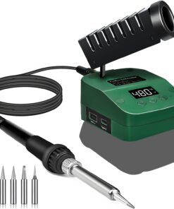 Bosch 18V Home und Garden PBA Akku Lötkolben, schnelles Aufheizen, LED Digitales Display, für Heimwerker, Gerätereparatu