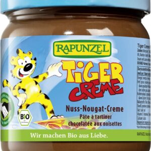 Rapunzel Bio Tiger Creme Nuss-Nougat-Creme HIH Für Alle Altersgruppen Im Hausgebrauch Gesundes Bio-Leibgerie Essbareskop
