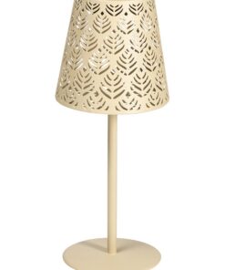 Northpoint LED Solar Metal Tischleuchte für Asiatisch Orientierte Dekolampen con Dämmerungssensor und Schattenspiel | N