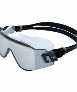 TYR Universal Schwimmanthrund Brillen mit Mirrored-Core für Alle Altersstufen im Swimbasp (1er Pack)