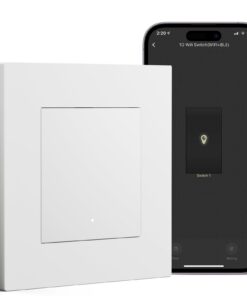 BSEED Smart Lichtschalter Unterputz WLAN kompatibel mit Alexa/Google Home Weiß BSEED Smart Lichtschalter Unterputz 1 Fac
