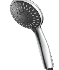 VOXON Hochdruck Duschkopf für Wassersparing und Druckerhöhen, perfect für Hotel und Zuhause - 5 Strahlarten und Anti-Kal