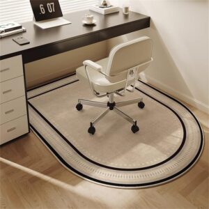 Bodenschutzmatte Bürostuhl Odot rutschfest Silikon moderne Gaming Unterlage 80x120cm Modern Gaming Teppich Büro