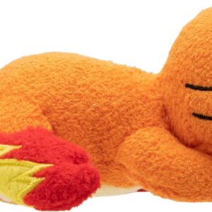 Pokèmon Charmander Schlafplush - 5-Zoll-Premium-Puff, Muli-Colore - Top-Funktionen, Ideal für Sammler, perfekt zum Schla