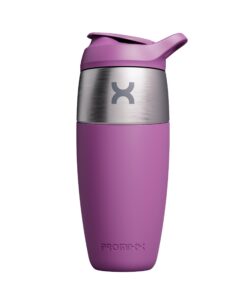 Promixx Pursuit Shaker-Flasche - einwandige Edelstahl Protein Shaker Bottle für Athleten, Fitness-Experten und Healthy L