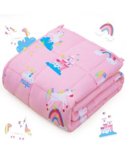 Sivio Gewichtsdecke 1,3 kg für natürliche Erholung und Schlaf, Weiche Kuschelige Bettdecke, Geschenk für Jungen und Mädc