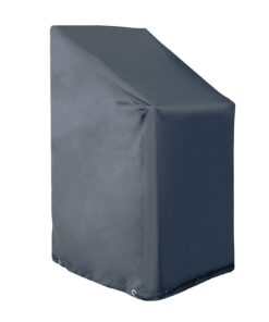 EUGAD Gartenmöbel-Schutzhülle für Gartenstühle – 600D Oxford Gewebeplane, wasserdicht, Abdeckhaube 68×96×110/150 cm