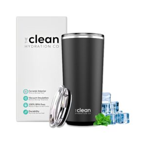 [Tumbler 20, Hybrid-Stahl-Keramik-Becher CeraTech Geschmackschutz, Büro-Studenten, Outdoor-Aktivitäten, Spezial-Laminat-