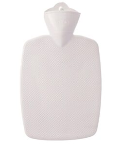 Hugo Frosch Wärmflasche Plant 1,8l - Warme Bettflasche - pflanzlichem Weichmacher,Made in Germany,Creme-Weiß