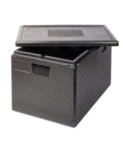 Thermo Future Box GN 1/1 Premium Thermobox Kühlbox - Warmhaltebox und Isolierbox mit Deckel, 61 Liter - EPP Thermobox