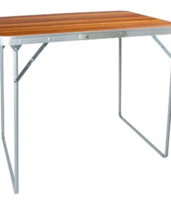 Harbour Housewares Klappbarer Campingtisch 80x60cm Faltbar Tragbar Picknick Camping