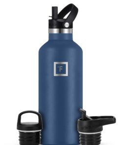 Edelstahl Trinkflasche Doppelwandig Isoliert - Sport- und Campingspezial - Auslaufsicher BPA-frei