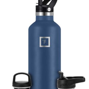 Edelstahl Trinkflasche Doppelwandig Isoliert - Sport- und Campingspezial - Auslaufsicher BPA-frei
