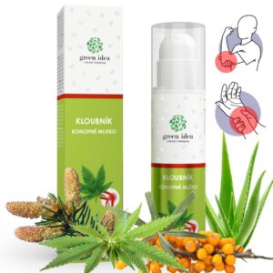 Green Idea - Hanfsalbe für schmerzende Gelenke - mit Torf-Extrakten, Sanddorn, Sheabutter, Menthol - Naturkosmetik - ein