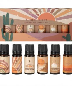 Folkulture Essentielle Öle für Diffusion | 6er-Set (jeweils 10 ml) | Duftöle | Geschenkset | Lavendel, Palo Santo, Rosen