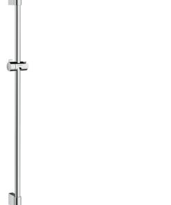Hansgrohe Unica Varia - Chromverstaellbare Brausestange und Duschstange 105 cm mit Duschkopfhalterung für Bad und_urls