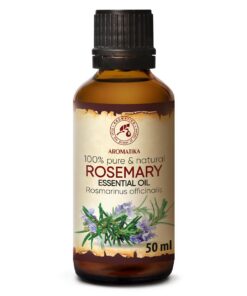 Reine Rosemaryöl 50ml - Gut für Aromatherapie und Duft Diffusers | Naturales Rosmarinöl 50ml - Ideal für Duftlampe und