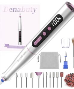 Denabuty Nagelfräser DN-2402 Kabellos, 13 in 1 Fräser für Gelnägel 35000 u/min, Elektrische Nagelfeile für Maniküre und