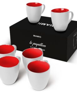 MIAMIO - 6 x 350 ml Kaffeetassen Set -Fürmaxlength=60