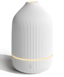 SALUBRITO Ultraschall Aromatherapie Diffuser für Frauen Zuhause und Büro 100ml Weiß