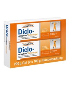 Rationierbares Schmerzgel DICLO 2X100 g Für Schmerzlinderung bei Arthritis und Muskelkater