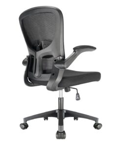 Durrafy Ergonomischer Bürostuhl, ideal für Schreibtischgebrauch, ideal für Büroarbeiter, 360° Drehfunktion, Lendenwirbel