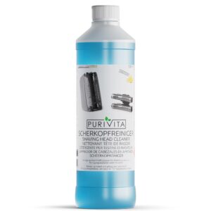 PURIVITA® Scherkopfreiniger Nachfüllflüssigkeit - Kompatibel mit Braun Clean & Renew Reinigungskartuschen - Für professi