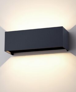 Klighten 30W Außenlampe Naturweiß 4000K für Wohnzimmer und Garten | IP65 Anthrazit Klighten Außenwandleuchte Wohnzimmer