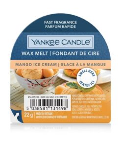 Yankee Candle Mango-Eiscreme-Wachs - Duftartig und entspannend für den Heimatlichen Haushalt | Yankee Candle Mango-Eisc