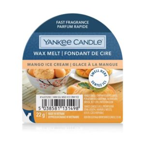 Yankee Candle Mango-Eiscreme-Wachs - Duftartig und entspannend für den Heimatlichen Haushalt | Yankee Candle Mango-Eisc