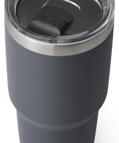 YETI Rambler Edelstahl Becher für Outdoor-Abenteuer mit Charcoal Farbe und 30 oz Kapazität
