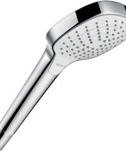 Hansgrohe Croma Select E Duschkopf - 3 Strahlarten, Antikalk-Funktion, Chrom, 26812400